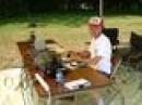 THE OLD CW PRO HAROLD,N8HPD SMOKING THE PADDLES MAKING CW CONTACTS
