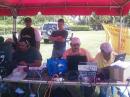 Left: Danny-WP4f on CW, center:Pedro Piza-NP4A at the mike and Francisco setting APRS, meanwhile KP4NNC and WP4LYE overlook