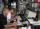 Father (K5CM) and Daughter (N5KK) operating 40m CW