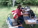 WD4JDO Keith and our youngest ham Matt KI4GDR work 40 meter phone