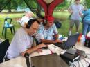 The busy RARS 20M phone station.