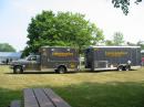 The Lucas County Amateur Radio Emergency service Unit 400.  It was provided by the local EMA director, Bill Halsey, N8XVD.