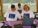 Terry/<i>KB3CWQ</i> and his wife Barb/<i>KB3LDM</i> are two Techs who had our GOTA Station Rockin'! Wally <i>K2YEI</i> is in the back serving as the all important control operator. Thanx to folks like Wally, us Techs get to share in all this FUN!
