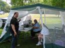 Cathy, W8LKU and N8GGE on 40 meters