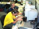 N9RV &amp; W9RE At The NU1AW/3 20M SSB Position - N9RV "Levitates" A Call From The Ether