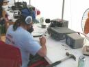 Bob, KB9PJL, running a "gasp" Kenwood...and unknowingly there was a hammer nearby...whew!