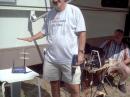 Dale, AE5DW, showing off one end point of the HSMM network.