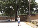 STEVE K5ZP LAUNCHING THE 20M BAZOOKA