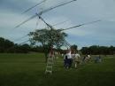 Up goes the CW Beam at W0EF/0.