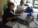 MIke, K0BUD (left) and Steve, KN0F (right) kick off the SSB operation at W0EF/0.