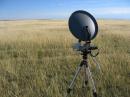The 10ghz dish pointed towards Boulder. 