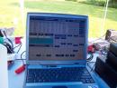 Screen Shot of the N3FJP Logging Software - It was GREAT!