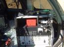 Close up of the x band rig, all 30 watts of it. Danger, 4000 volts. Real radios can kill you!