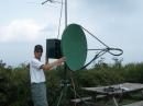 N2UO operating from Camelback Mountain, PA. 20 W into a 40 inch dish. The antenna was very sharp, but all contacts were easy after I set my azimuth with the Packrat's W3CCX beacon.