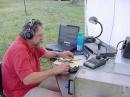 Pat-K3MQP enjoying CW contacts.
