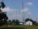 In good company with local FM radio station tower.