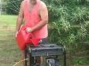 WB9Z fueling the generator at PJ2T