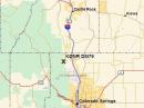 Map showing the location of QRP portable operation from Mt Herman, DM79mb, Colorado.