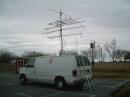 The rover set-up in FN10xc, Blue Ball, PA
