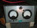The battery voltage and charge metering box. We use four 100AH batteries for all the rigs. 