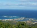 A hill top view from the FS5UQ station owned by Mort (PJ7UQ)