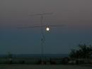 Moonrise under the 70cm and 23cm beams.