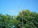 6m 2 ele HB on top
432 25 ele k1fo middle
2m 10 ele HB 
6m loop lower right corner