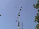 Homemade wood and wire antenna