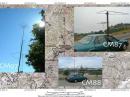 My set-up changed as I moved into new grids.  The CM87 site had high winds, so had to use low antenna masts.