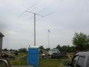 Whole location overview - We had 1 beam, 1 2 meter, and 4 dipoles available.