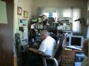 Jim (N7VR) Operating Radio and Logging.