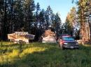 Our camp. The op tent in the middle