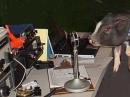 However, our most unexpected visitor was "Hambone",  Jasper Radio Club's secret weapon....the ultimate frequency hog!