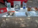 Information table drew a lot of attention to Ham Radio from the visitors.