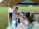 We kept the food going 24 hours a day - with filet mignon and lobster tails for dinner.  We had a great turn out even with the bad weather.