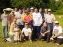 Kneeling L-R: Judith KC8BOM, Elizabeth, Robert WA1FXT, Doug, Perry WA8THK  Standing L-R: Mark, DJ, Matt K8KLP, Dan N8IE, Brian KB9BVN, Rick WB6JBM, Andrew N9AWM, Randy WV9N, Nigel G8IFF, Ivin W9ILF, Phil WB8ABE, and Daryl K8FP 
Not Pictured: Ryan NZ0Z