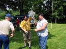 Daryl, Rick and Dan fine tune our newly developed "Hunk-O-Wire-And-Stuff" FB HF DX Antenna system.