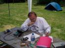 Nigel Gunn - G8IFF making contacts