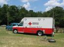 <i>A friendly Red Cross lady kept us hydrated</i>