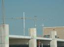 Two of the antennas on the roof.
