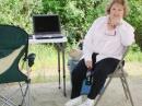 XYL's and Guests are ALWAYS welcome. We can use 'em for logging QSO's.
