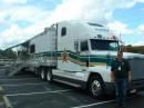 The Marion County Mibile Command Center on site for public display