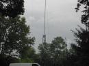 I'm sure my boss would understand why I used the work truck to secure the tower.