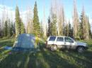 Field Day camp site at 10,253 ft. elevation 
