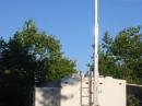 KX7YT's trailer-mounted yagi pumps out the 20 meter RF.