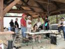 The WØDK Field Day group visiting with Deputy Chris Noscia from our served agency, the Boulder County Sheriffs Office.