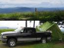 This is our setup on top of Hogback Mountain in VT.