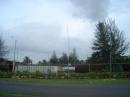 See the antennas? In center a inverted V for 40m and two verticals by the sides