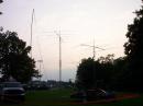 Just before dark at our site at Veterans Park in Lexington,KY this our frist Field Day even as a club. 