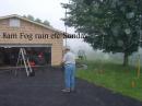 Sunday morning. Solar cells on ladder not doing too much. It got worse.